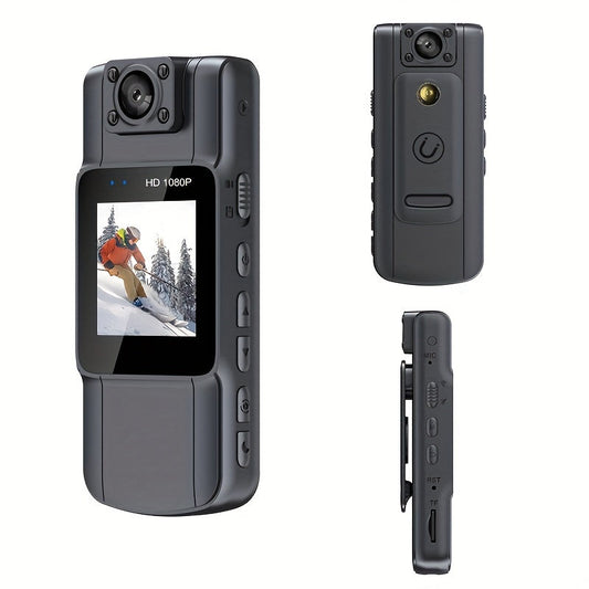 1pc Full 1080P Small Camera, Built-in 1000MAH Battery With Clip