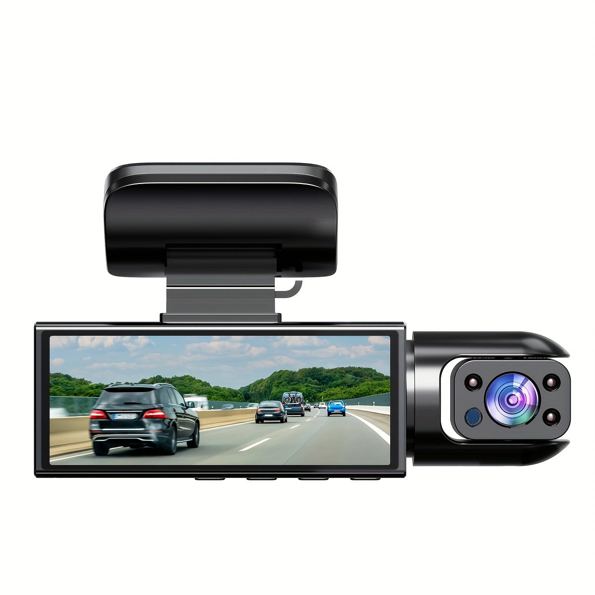 1080P Dual Camera Dash Cam For Cars With IR Night Vision