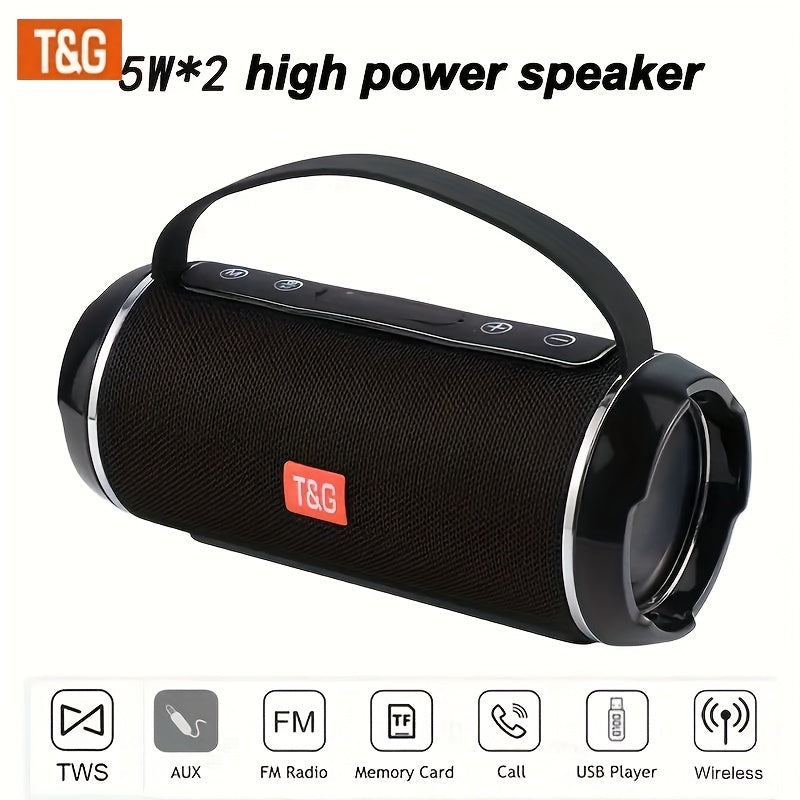 T&G TG116C Portable Wireless Speaker, 5.0 Surround Sound