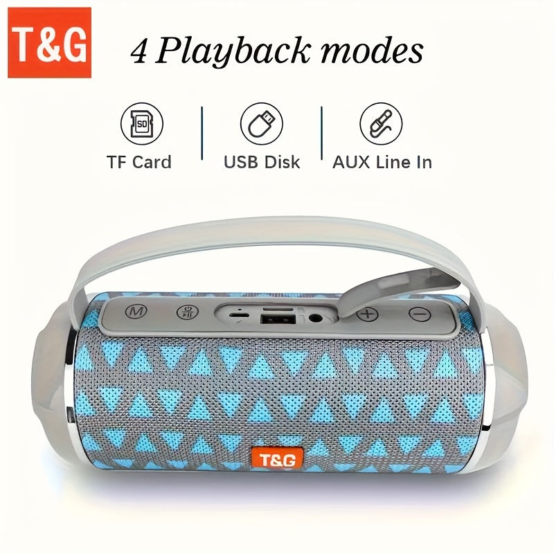 T&G TG116C Portable Wireless Speaker, 5.0 Surround Sound