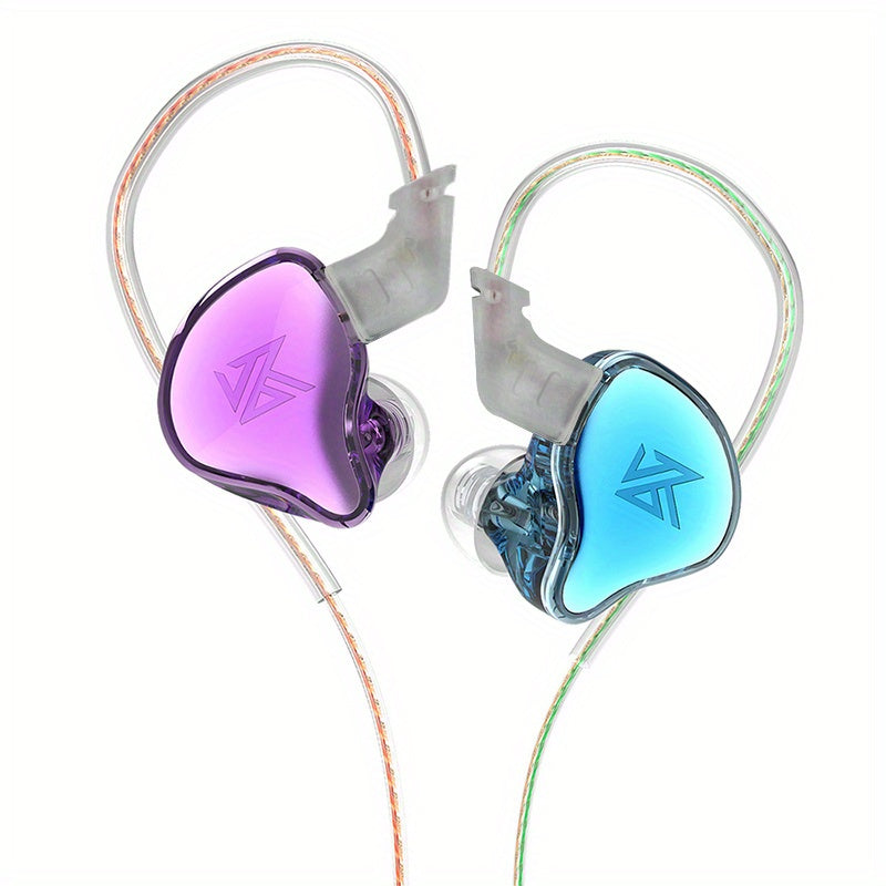 KZ EDC In-Ear Monitoring Headphones with a Microphone, Custom Bas