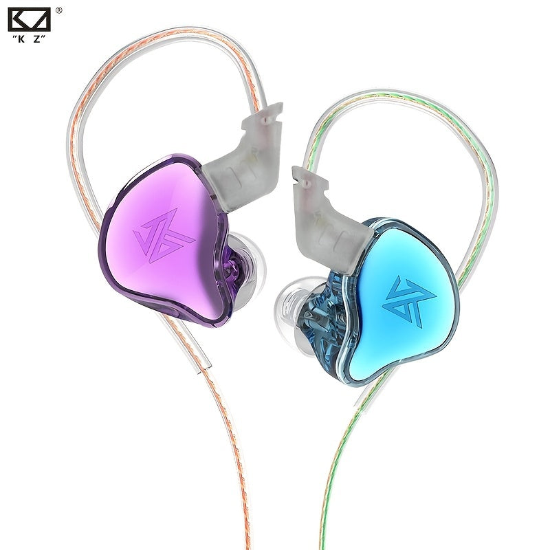 KZ EDC In-Ear Monitoring Headphones with a Microphone, Custom Bas